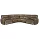 Modesto Sable 7 Piece Modular Power Reclining Sectional With Adjustable Power Headrests