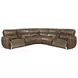 Modesto Sable 7 Piece Modular Power Reclining Sectional With Adjustable Power Headrests