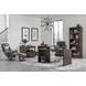 Monarch Ice Swivel Recliner with Ottoman