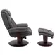 Monarch Ice Swivel Recliner with Ottoman