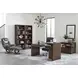 Monarch Ice Swivel Recliner with Ottoman