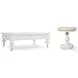 Grand Oak White Occasional Table Set
