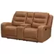 Napa Wrangler Clay Leather Triple Reclining Living Room Set