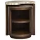 Mcpherson Burnt Umber Free Form Marble Top Nesting End Table