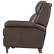 Northfield Walnut Whirl Leather Power Recliner