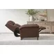 Northfield Walnut Whirl Leather Power Recliner