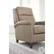 Norwin Lotus Cream Leather Recliner
