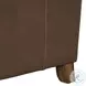 Norwin Walnut Whirl Leather Recliner
