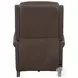 Norwin Walnut Whirl Leather Recliner