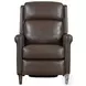 Norwin Walnut Whirl Leather Recliner