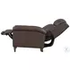 Norwin Walnut Whirl Leather Power Recliner
