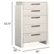 Lorelei Misty Cloud 5 Drawer Chest