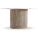 Trellis Brown and Beige 54" Round Outdoor Dining Table