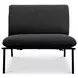 Salma Speckled Charcoal Upholstered Outdoor Accent Chair