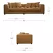Davie Golden Yellow 2 Piece 104" Modular Sofa