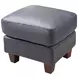 Traverse Ocean Blue Leather Living Room Set