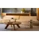 Naomi Golden Yellow Concave 81" Sofa