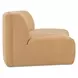 Naomi Golden Yellow Concave 81" Sofa