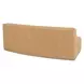 Naomi Golden Yellow Concave 81" Sofa