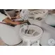 Riviera Blanc Round End Table