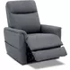 Montclair Jumbo Slate Performance Fabric Power Lift Recliner with Power Lumbar and 3 Zone Heat