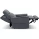 Montclair Jumbo Slate Performance Fabric Power Lift Recliner with Power Lumbar and 3 Zone Heat