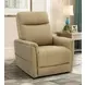 Montclair Jumbo Sand Performance Fabric Power Lift Recliner with Power Lumbar and 3 Zone Heat
