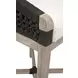 Woven Peyton Pearl Performance Fabric Upholstered Montecito Counter Height Stool