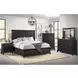 Johnshaven Espresso and Brown King Storage Panel Bed