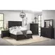 Johnshaven Espresso and Brown Queen Storage Panel Bed
