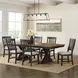 Johnshaven Light Gray Upholstered Dining Side Chair Set of 2
