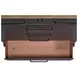 Johnshaven Espresso and Brown 6 Drawer Chest