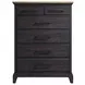 Johnshaven Espresso and Brown 6 Drawer Chest