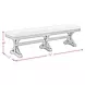 Johnshaven Light Gray Upholstered Dining Bench