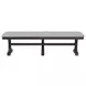 Johnshaven Light Gray Upholstered Dining Bench