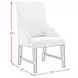 Johnshaven Light Gray Upholstered Dining Host Chair Set of 2