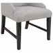 Johnshaven Light Gray Upholstered Dining Host Chair Set of 2