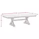 Johnshaven Espresso and Brown 100" Extendable Rectangular Dining Table