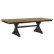 Johnshaven Espresso and Brown Extendable Dining Room Set