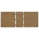 Johnshaven Espresso and Brown 100" Extendable Rectangular Dining Table