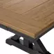 Johnshaven Espresso and Brown 100" Extendable Rectangular Dining Table
