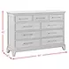 Johnshaven Espresso and Brown 9 Drawer Dresser