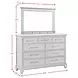 Johnshaven Espresso and Brown 9 Drawer Dresser and Mirror