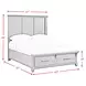 Johnshaven Espresso and Brown Queen Storage Panel Bed