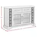 Johnshaven Espresso and Brown 2 Glass Door Server