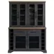 Johnshaven Espresso and Brown Extendable Dining Room Set