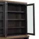 Johnshaven Espresso 6 Glass Door Server and Hutch with LED