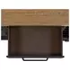 Johnshaven Espresso and Brown 2 Glass Door Server