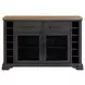 Johnshaven Espresso and Brown Extendable Dining Room Set