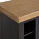 Johnshaven Espresso and Brown 2 Glass Door Server